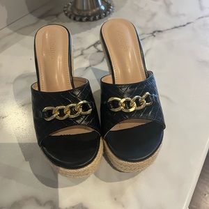 Dressy Platform Sandal Open Toe Wedges